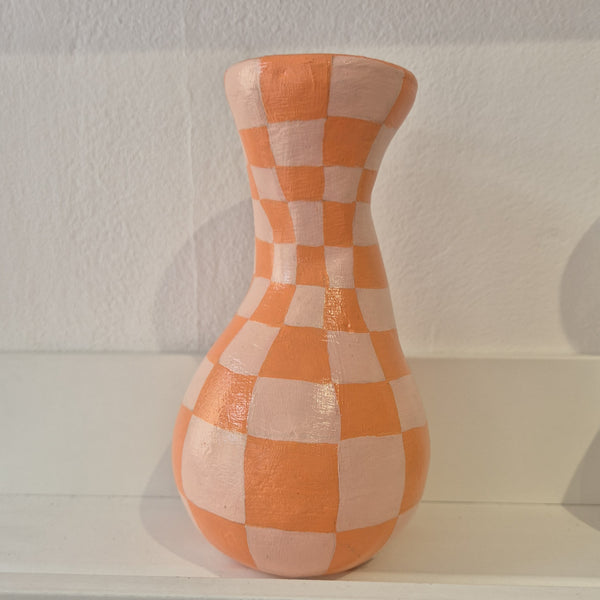 Peach and Pink Vase