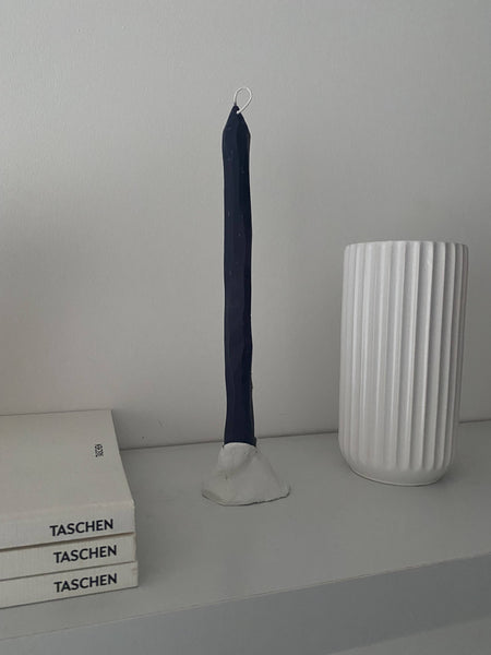 Charcoal hand carved candles Soie London