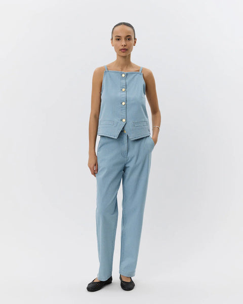 Demi Light Blue Striped Vest Sofie Schnoor