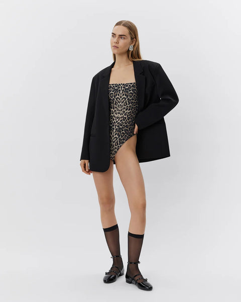Sofie Schnoor Gia Leopard Print Swimsuit