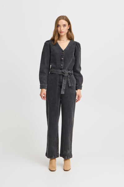 Harper washed denim jumpsuit by Atelier Reve