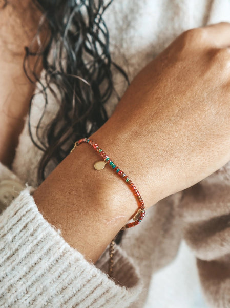 Jimbaran Gold Bead Bracelet