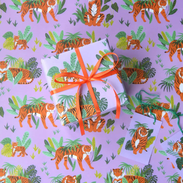 Jungle Tiger Wrapping Paper