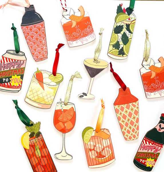Cocktail Shaker Christmas Decoration