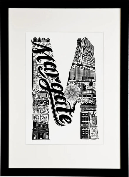 LucyLovesThis A4 Framed Margate Print