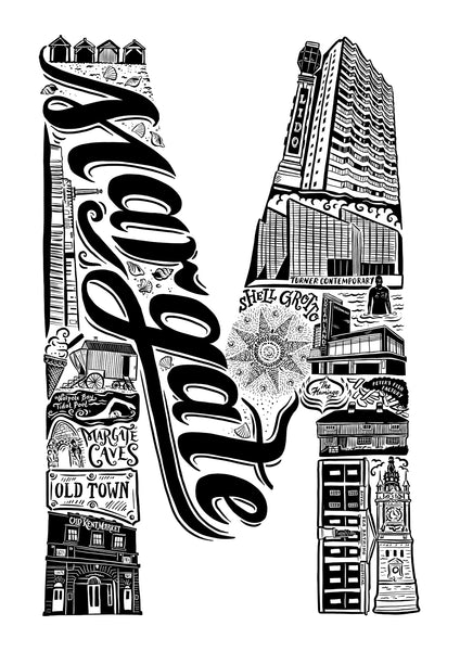 LucyLovesThis A4 Unframed Margate Print