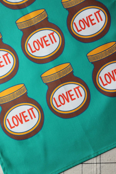 Neesh Home Marmite Love It tea towel