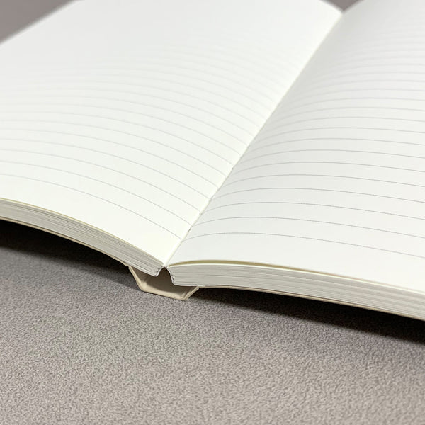 Abstract Ivory Soft Cover Notebook