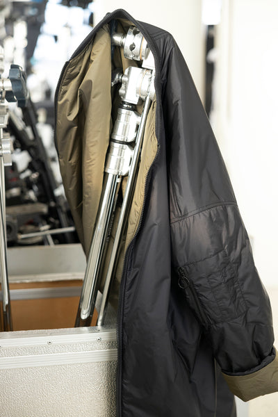 Project AJ117 NITA reversible black and khaki jacket
