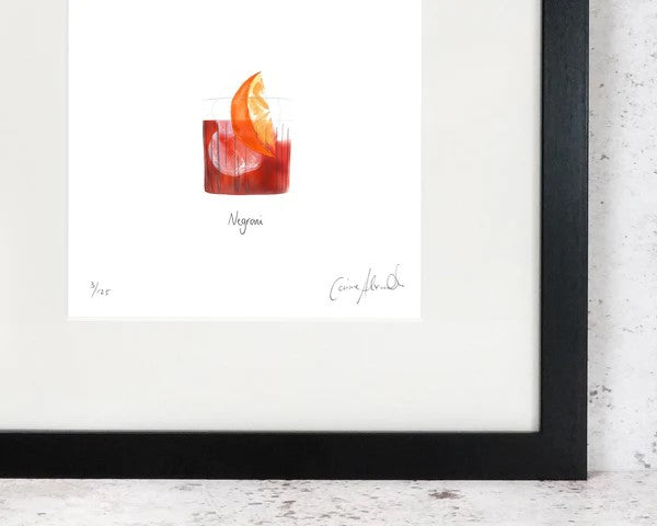 Negroni framed print by Corinne Alexander