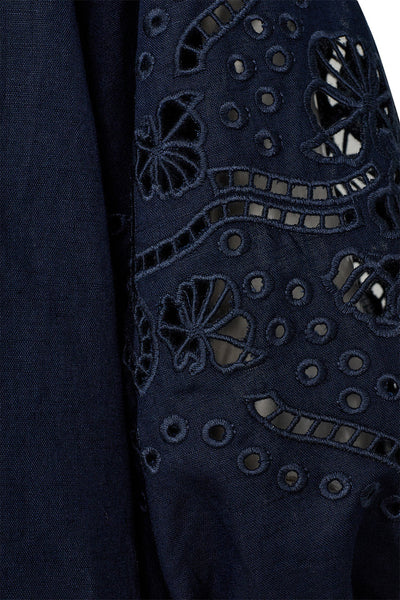 Pieszak Midnight Navy Pina Blouse