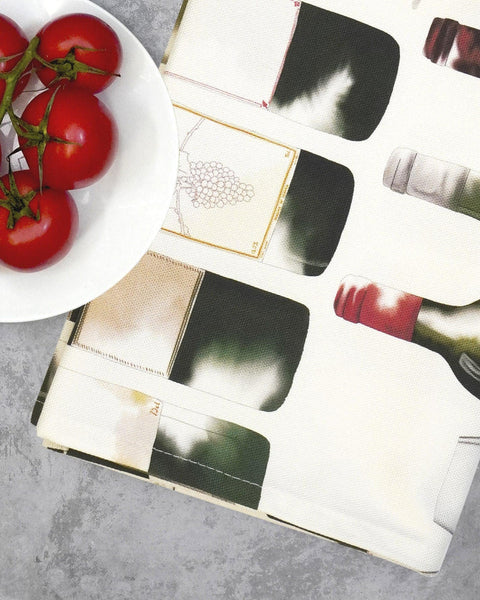 Corinne Alexander Red Wine tea towel