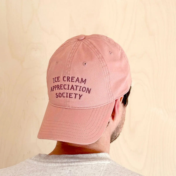 Dusty Rose Ice Cream Appreciation Society Baseball Cap