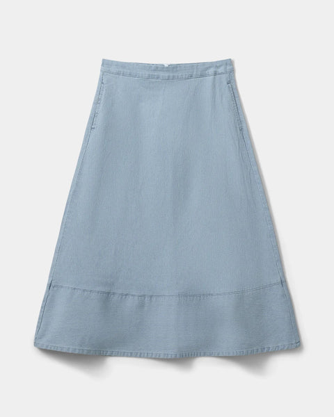 Selia Light Blue Striped Skirt Sofie Schnoor