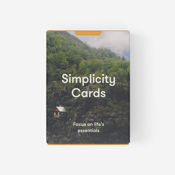 The Simplicity Card prompt box by School of Life.