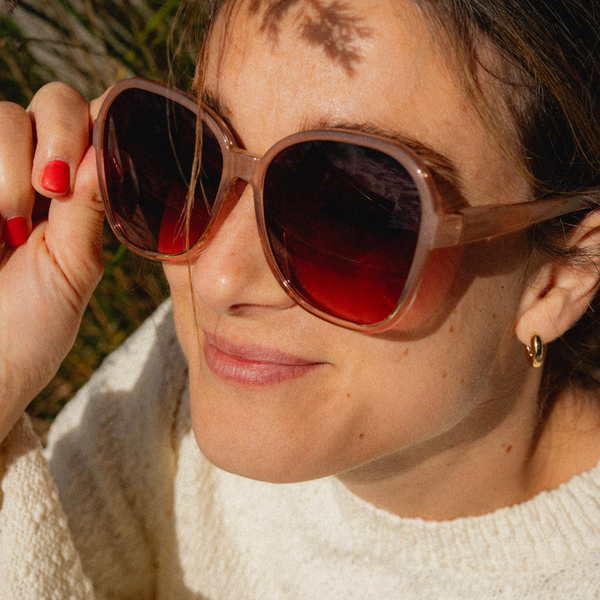 Have A Look Butterfly Beige Sunglasses