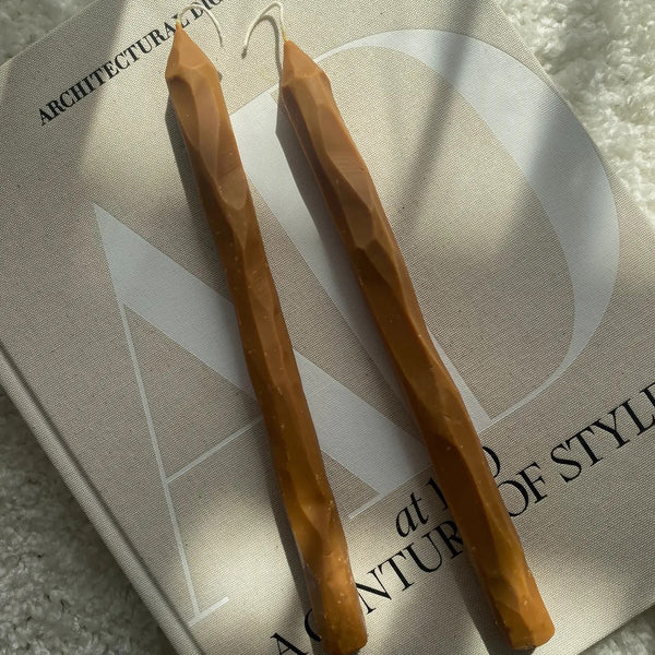 Toffee Tapered Candles