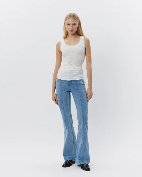 Ulrikke White Vest Top White Sofie Schnoor