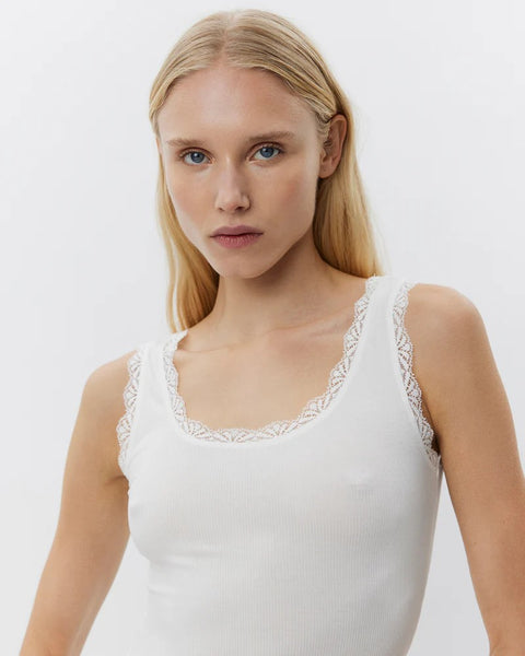 Ulrikke White Vest Top White Sofie Schnoor