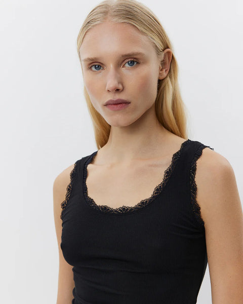 Ulrikke Black Vest Top Sofie Schnoor