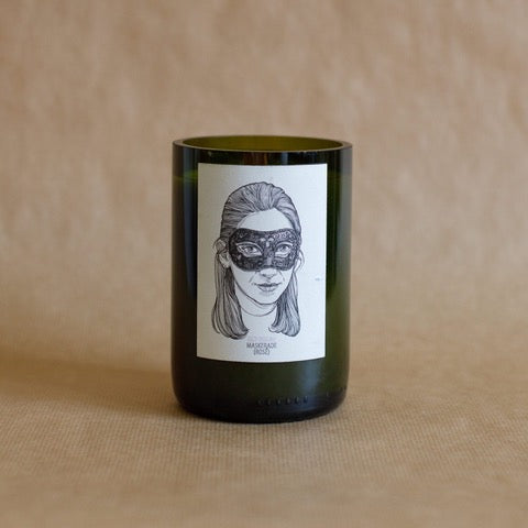 Wine Bottle Candle
