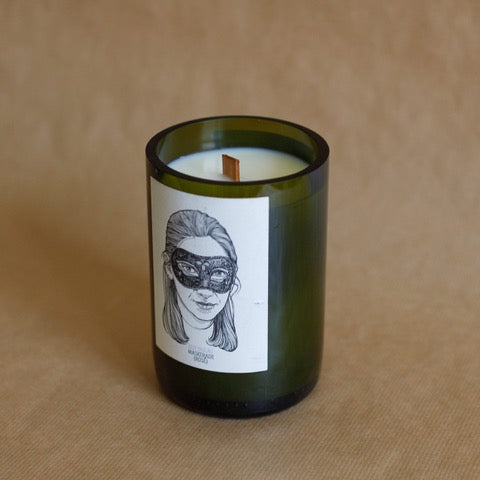 Wine Bottle Candle