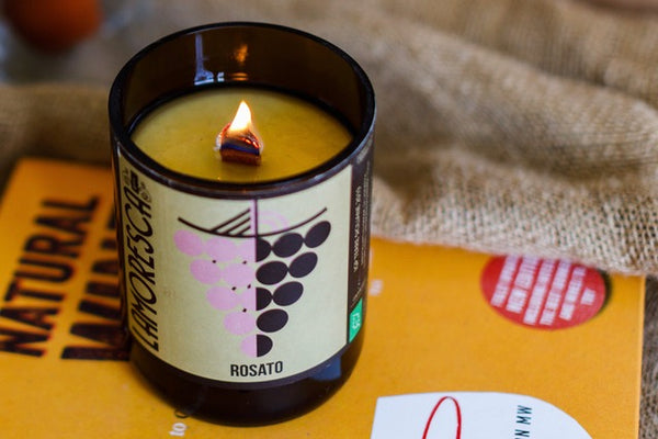 Wine Bottle Candle