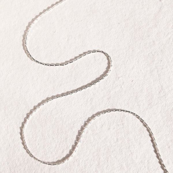 Hayseed Silver Chain Necklace