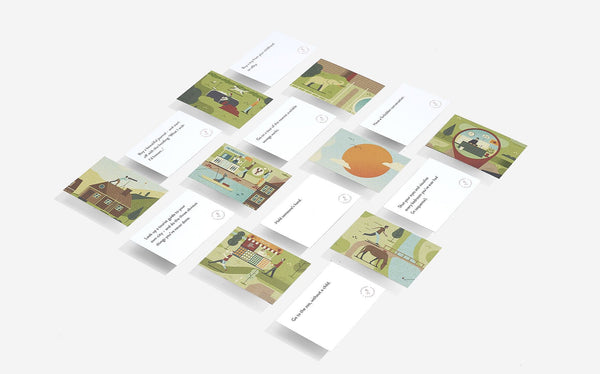 The Everyday Adventures card prompt box from The School of Life.