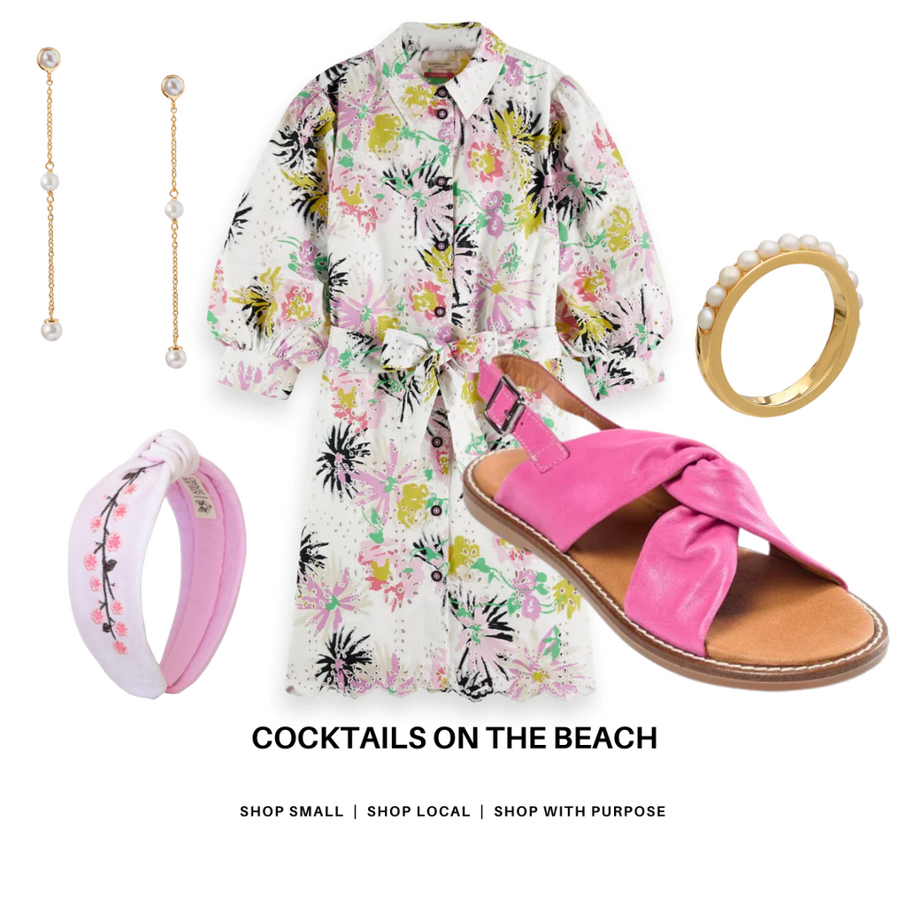 The perfect outfit for cocktails on the beach