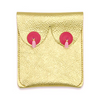 Leather Boob Purse with Nipple Tassles