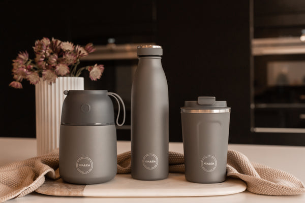 Dark Grey Drinking Bottle