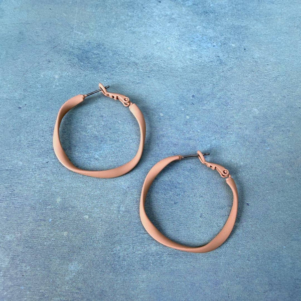 Twisty Hoops - Various Colours