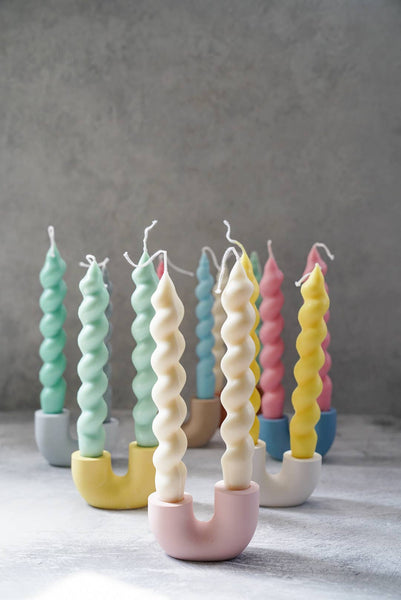U Shape Candle Holder