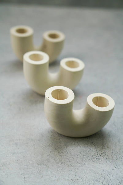 U Shape Candle Holder