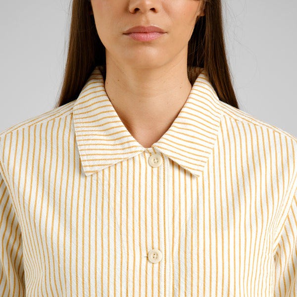 Yellow Stiby Work Stripe Jacket