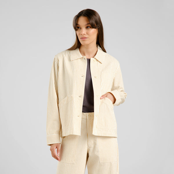 Yellow Stiby Work Stripe Jacket