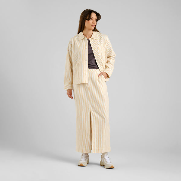 Yellow Stiby Work Stripe Jacket