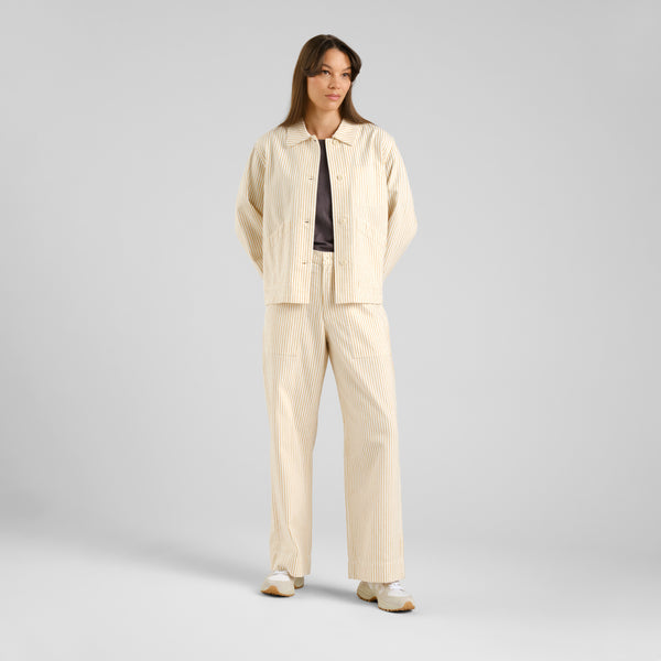 Yellow Vara Work Stripe Pants