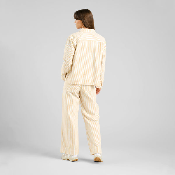 Yellow Vara Work Stripe Pants