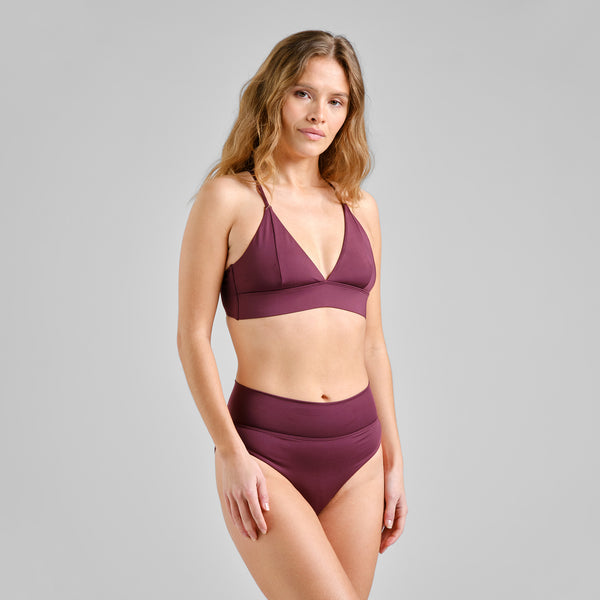 Slite Alva Burgundy Bikini Set