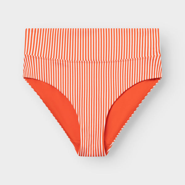 Slite Alva Grenadine Red Thin Stripe Bikini Set