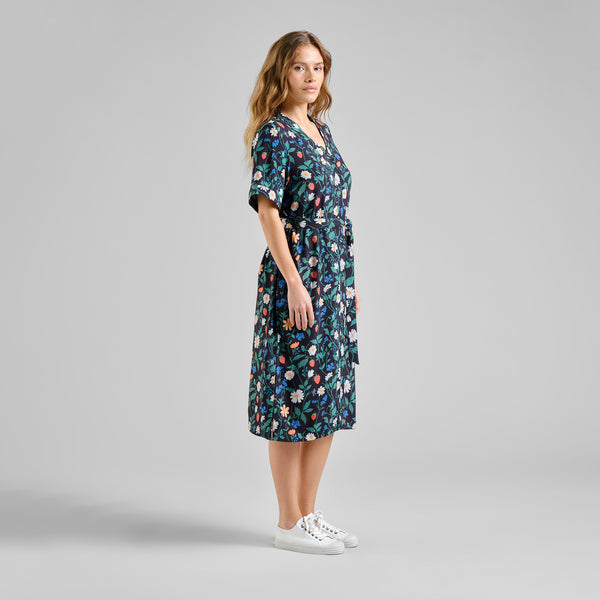 Kallvik Black Strawberry Field Dress