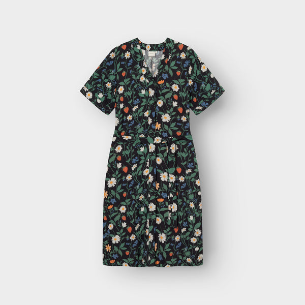 Kallvik Black Strawberry Field Dress