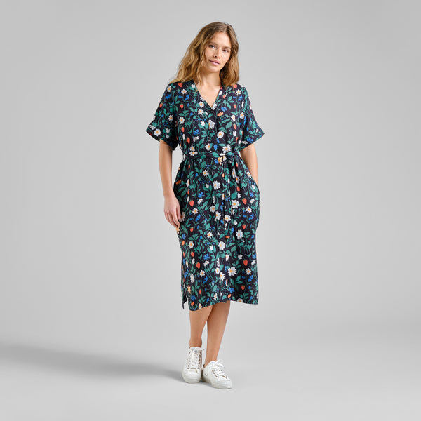 Kallvik Black Strawberry Field Dress