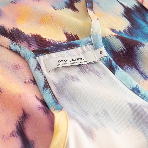 Hoby Multi Colour Ikat Field Strap Top
