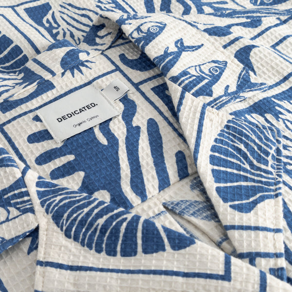 Torup Oat White Ocean Squares Shirt