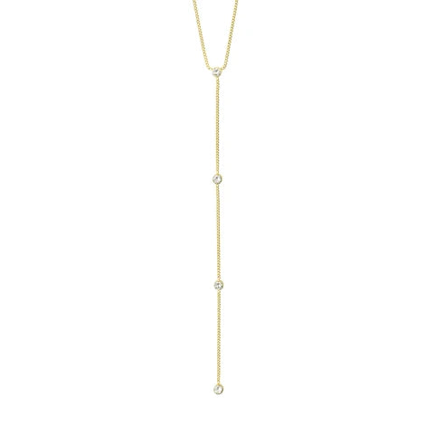 ROOT Y Necklace - Gold