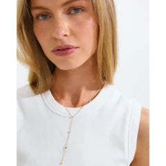 ROOT Y Necklace - Gold