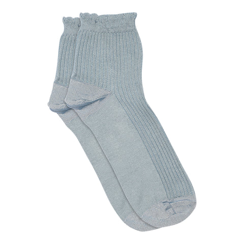 mp Denmark Dusty Blue Vivian short socks